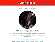 Tablet Screenshot of alanmorel.com